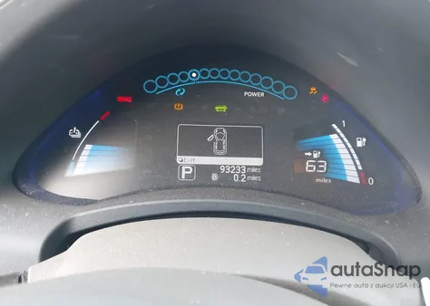 2011 Nissan Leaf Sl z USA, uszkodzony, nr VIN JN1AZ0CP6BT001077